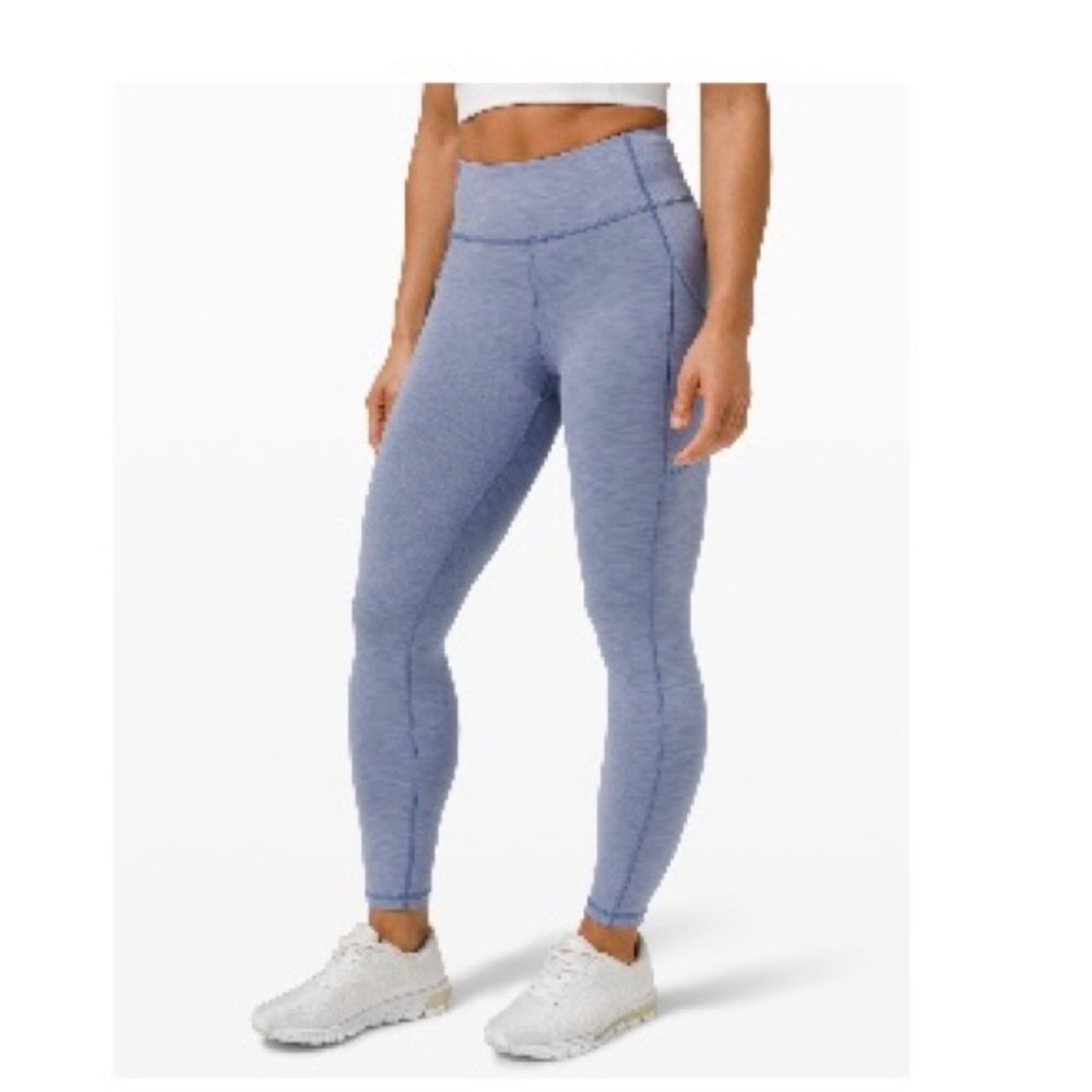 Invigorate High-Rise Tight 25" heathered water drop